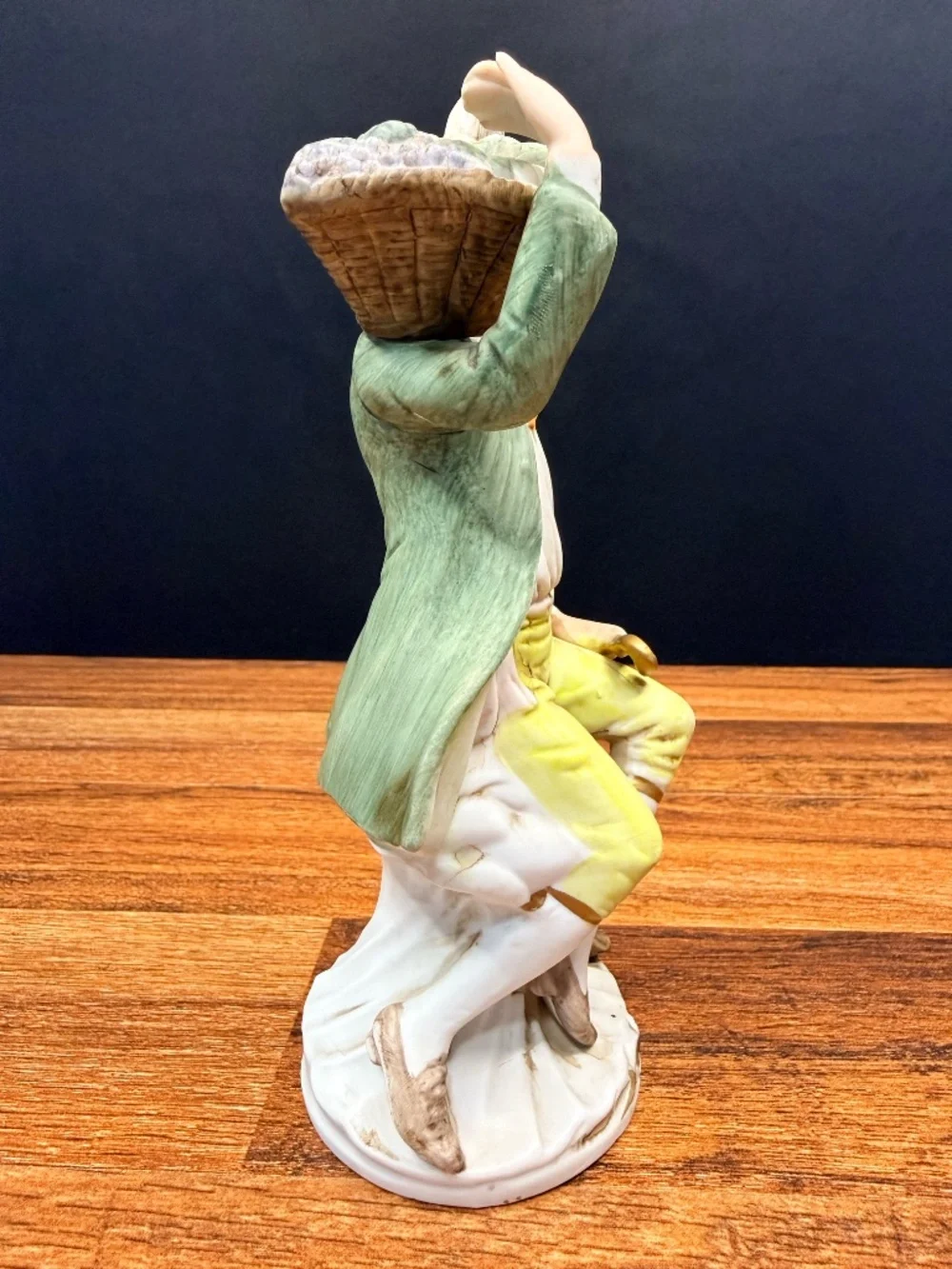 HOMCO Man with Basket of Grapes Figurine